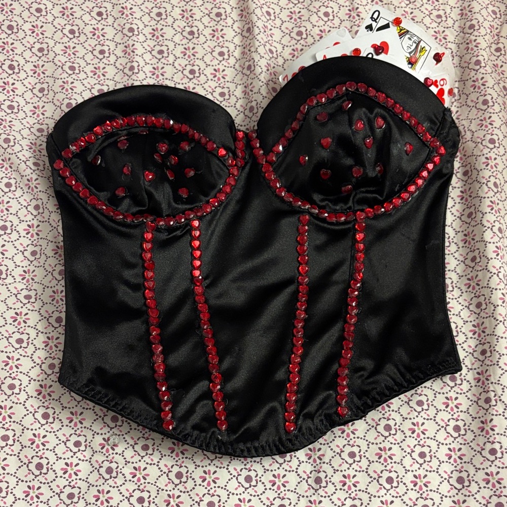 Custom Queen of Hearts Bustier